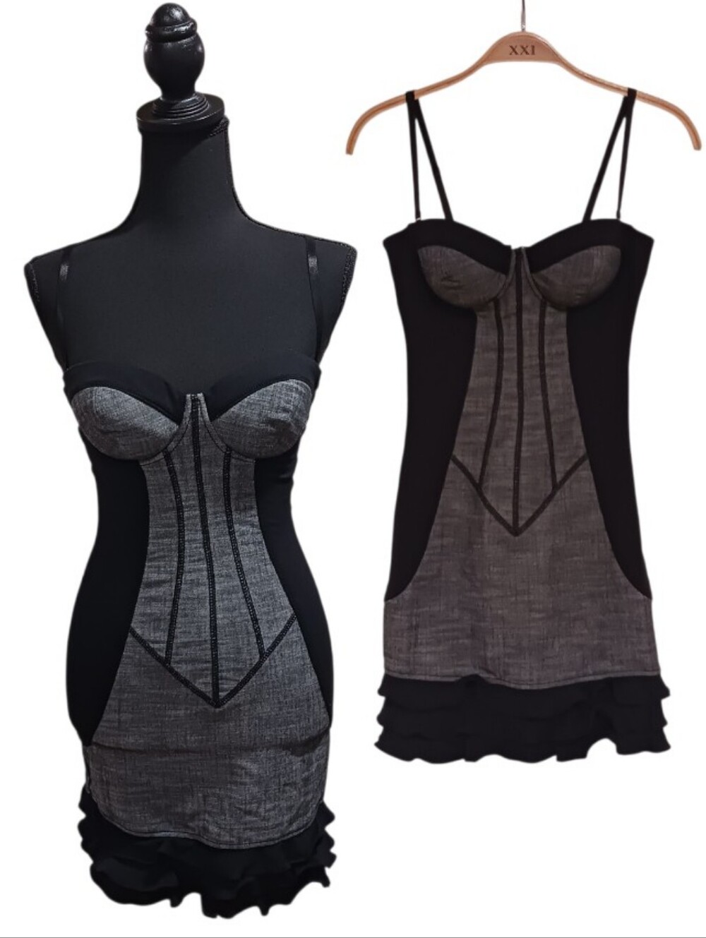 Marciano Y2K Bustier Bodycon Dress